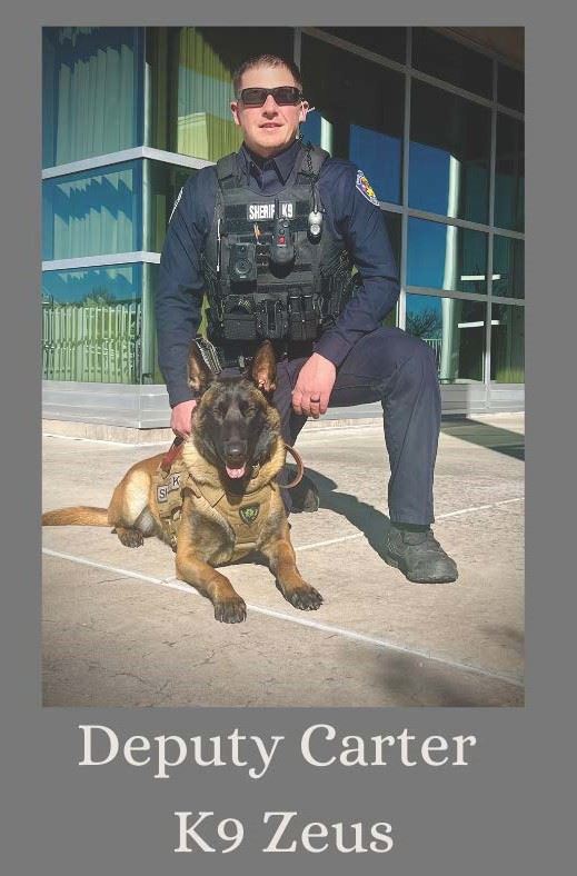 K9 Zeus and Deputy Chris Carter 