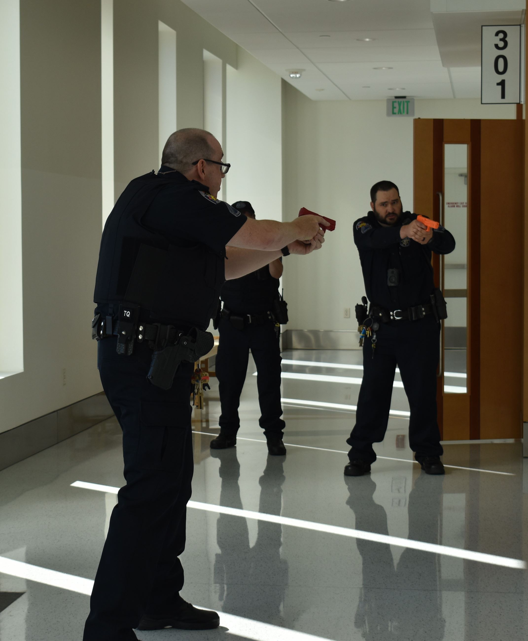 Deputies responding to active shooter for drill in courthouse