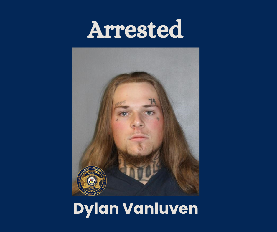 Dylan Vanluven arrested booking photo