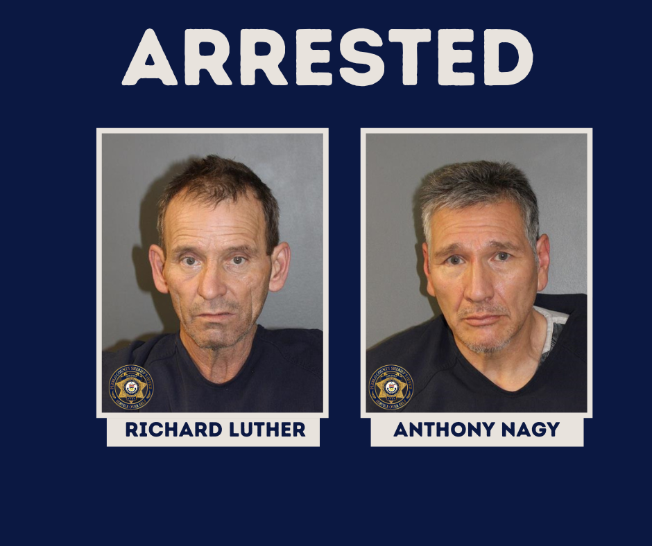 Richard Luther and Anthony Nagy arrested - booking photos